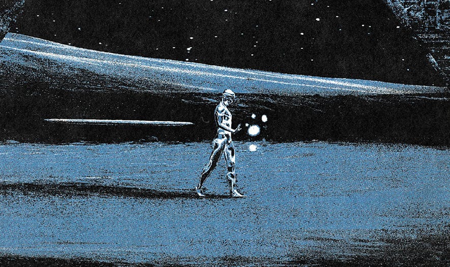 Silver Surfer Screenprinted Poster - Image 2