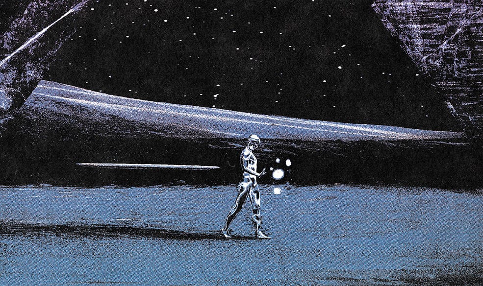 Silver Surfer Variant Screenprinted Poster - Image 2