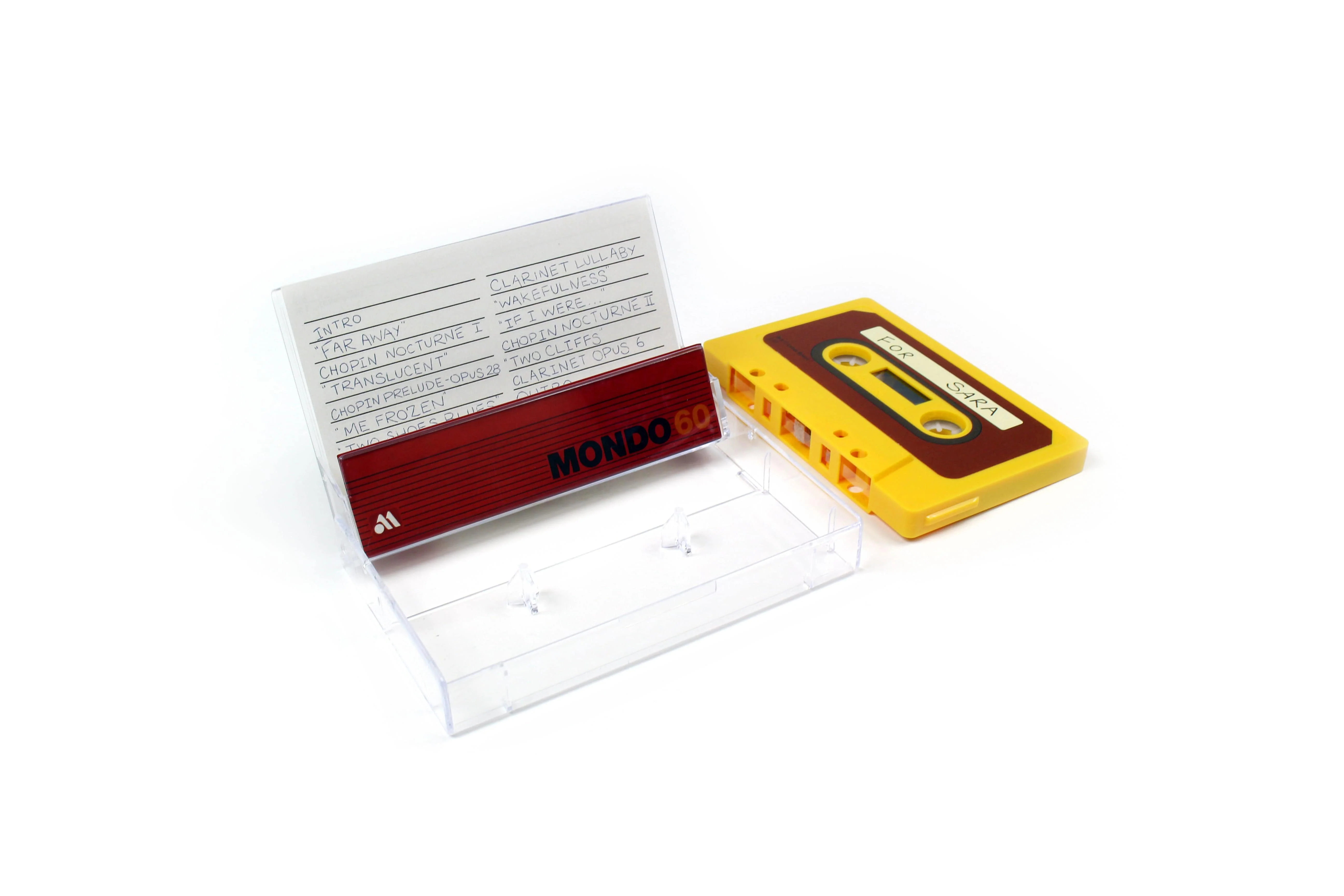 "For Sara (Back-Up Master)" Cassette - Image 2