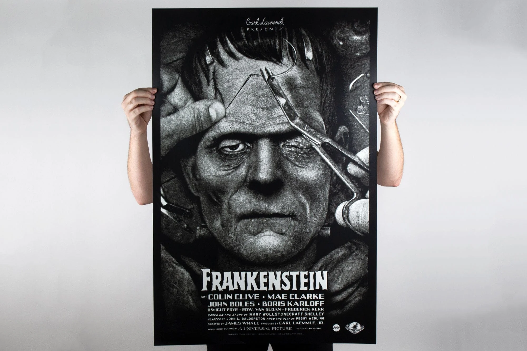 Frankenstein Variant Screenprinted Poster - Image 6