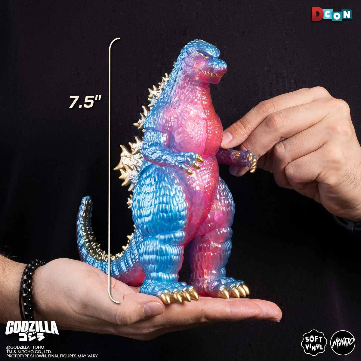 Godzilla 84 Soft Vinyl - Nightshade Pink Variant - Image 3