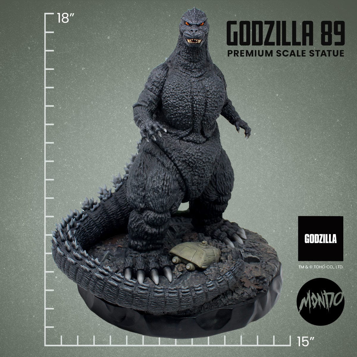 Godzilla 89 Premium Scale Statue - Limited Edition - Image 4