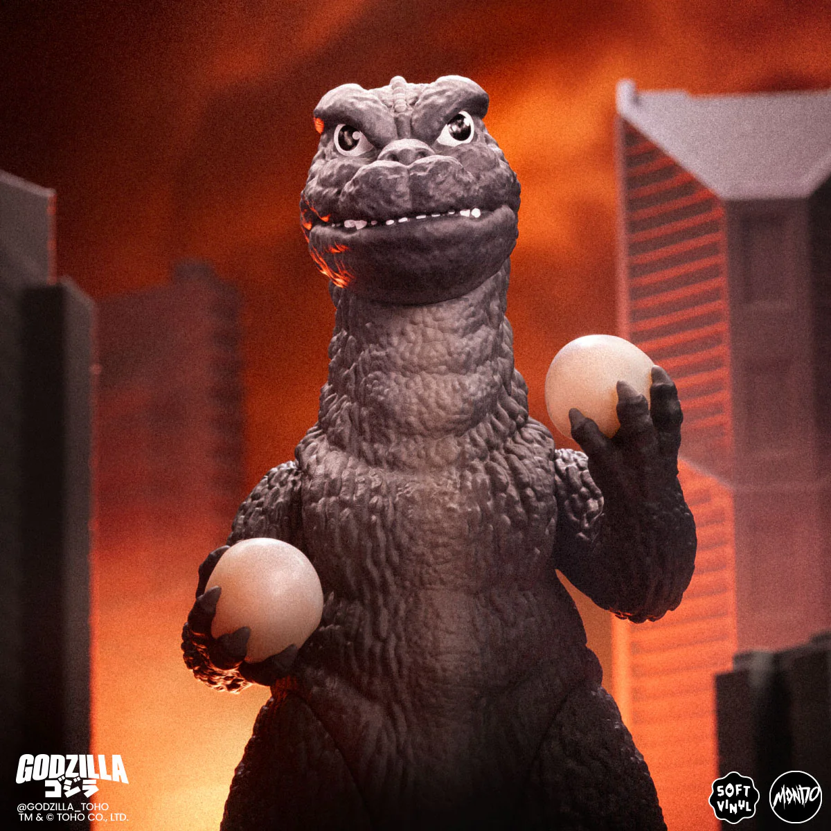 Godzilla and Hedorah Soft Vinyl Figure Set -  Godzilla vs The Smog Monster - Image 10