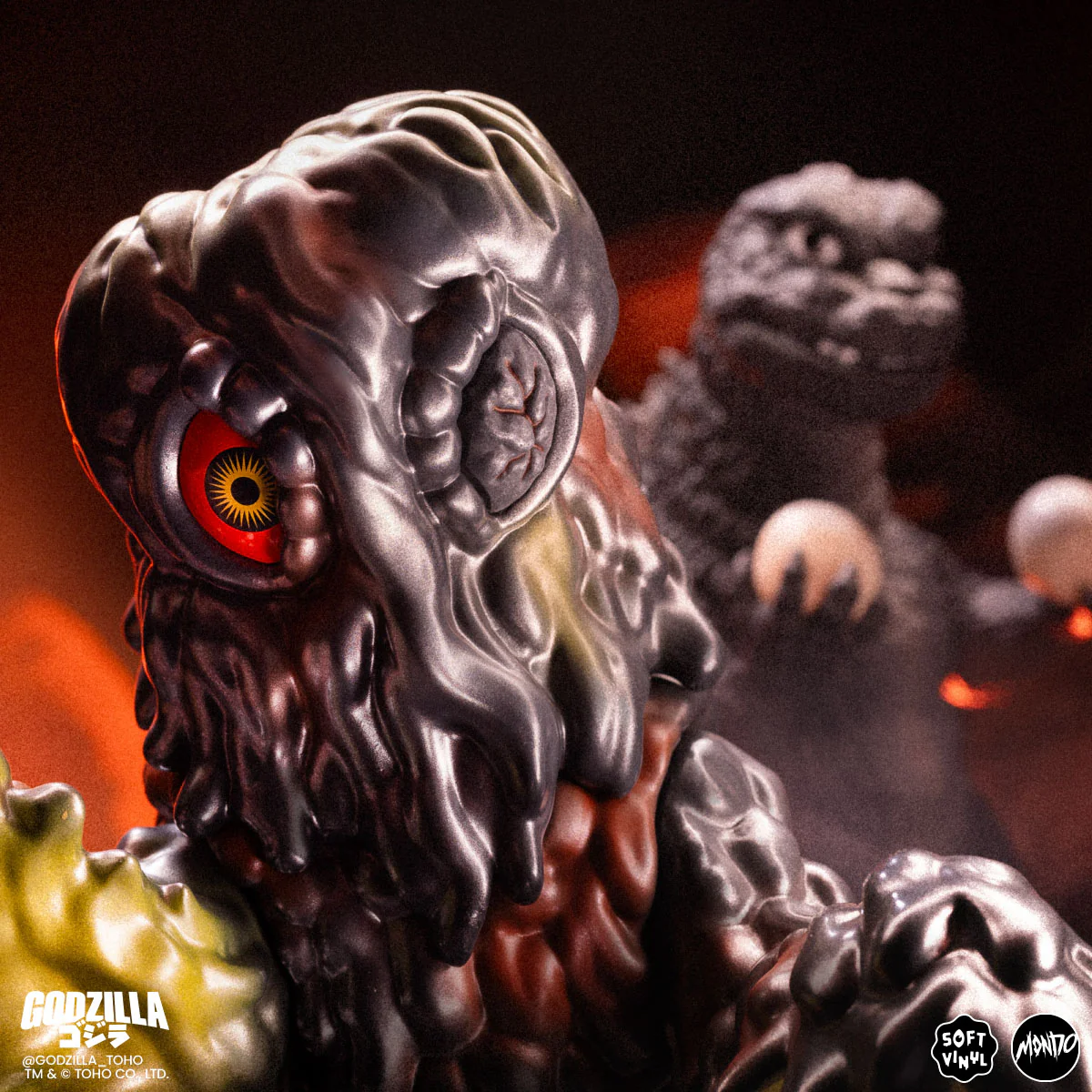 Godzilla and Hedorah Soft Vinyl Figure Set -  Godzilla vs The Smog Monster - Image 12