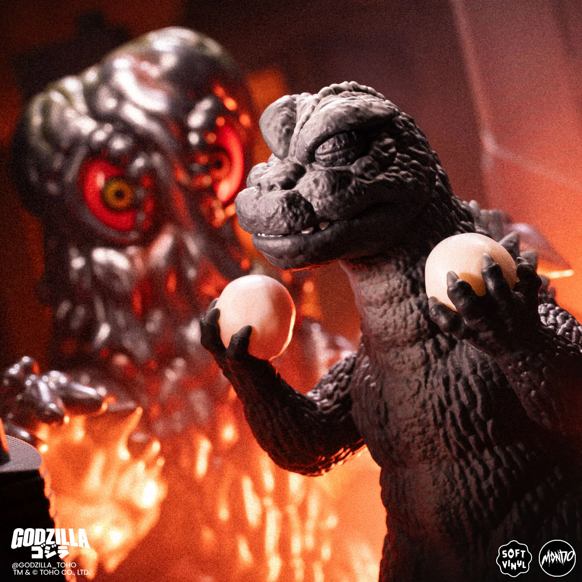 Godzilla and Hedorah Soft Vinyl Figure Set -  Godzilla vs The Smog Monster - Image 14