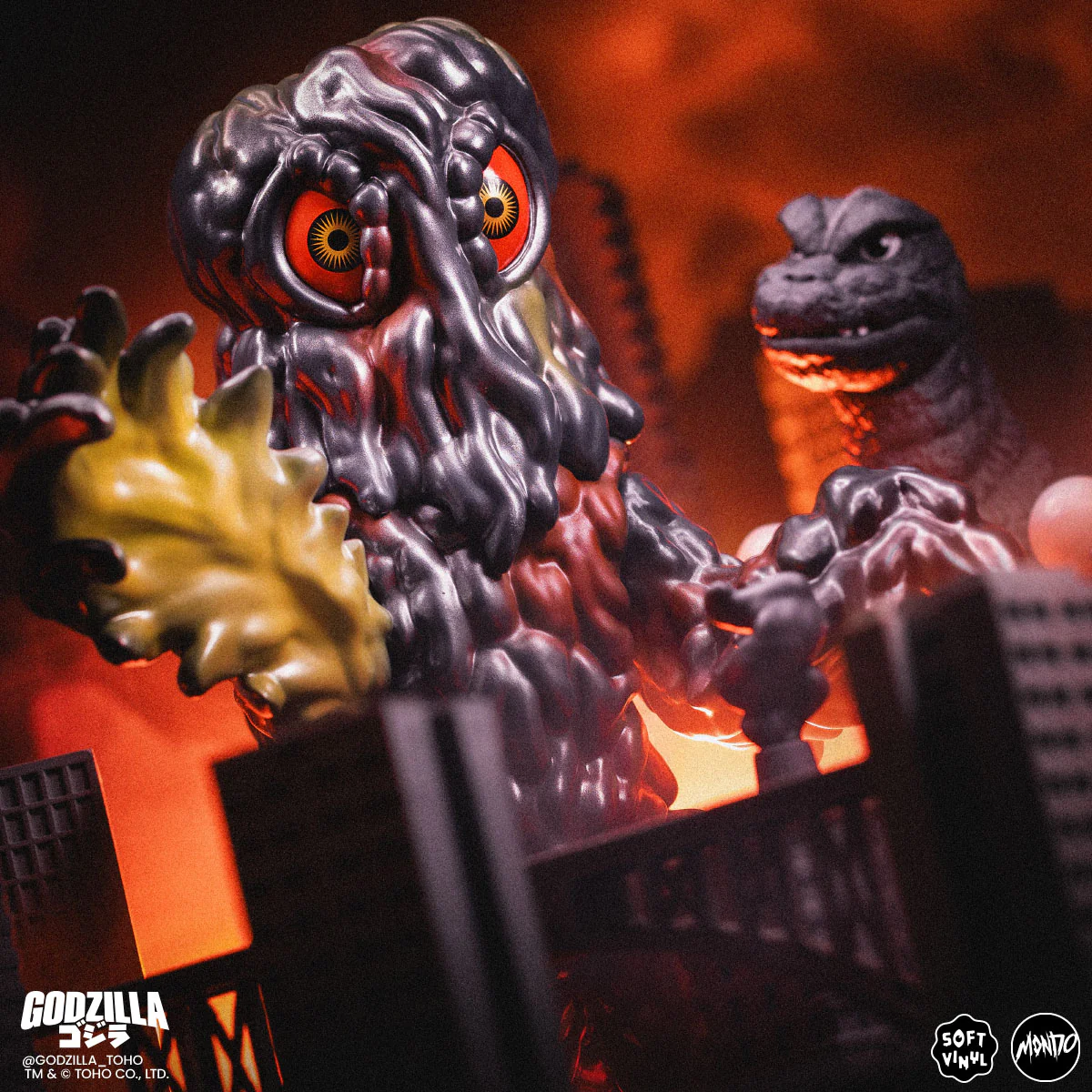 Godzilla and Hedorah Soft Vinyl Figure Set -  Godzilla vs The Smog Monster - Image 18