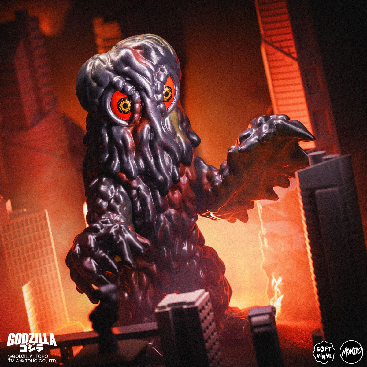 Godzilla and Hedorah Soft Vinyl Figure Set -  Godzilla vs The Smog Monster - Image 7