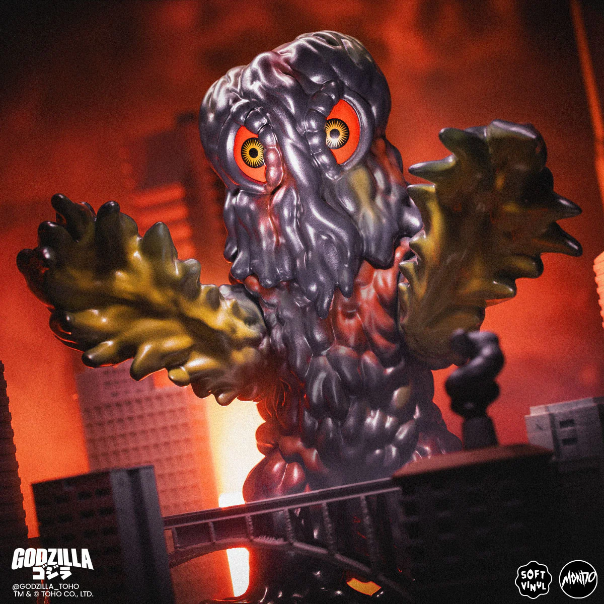 Godzilla and Hedorah Soft Vinyl Figure Set -  Godzilla vs The Smog Monster - Image 8