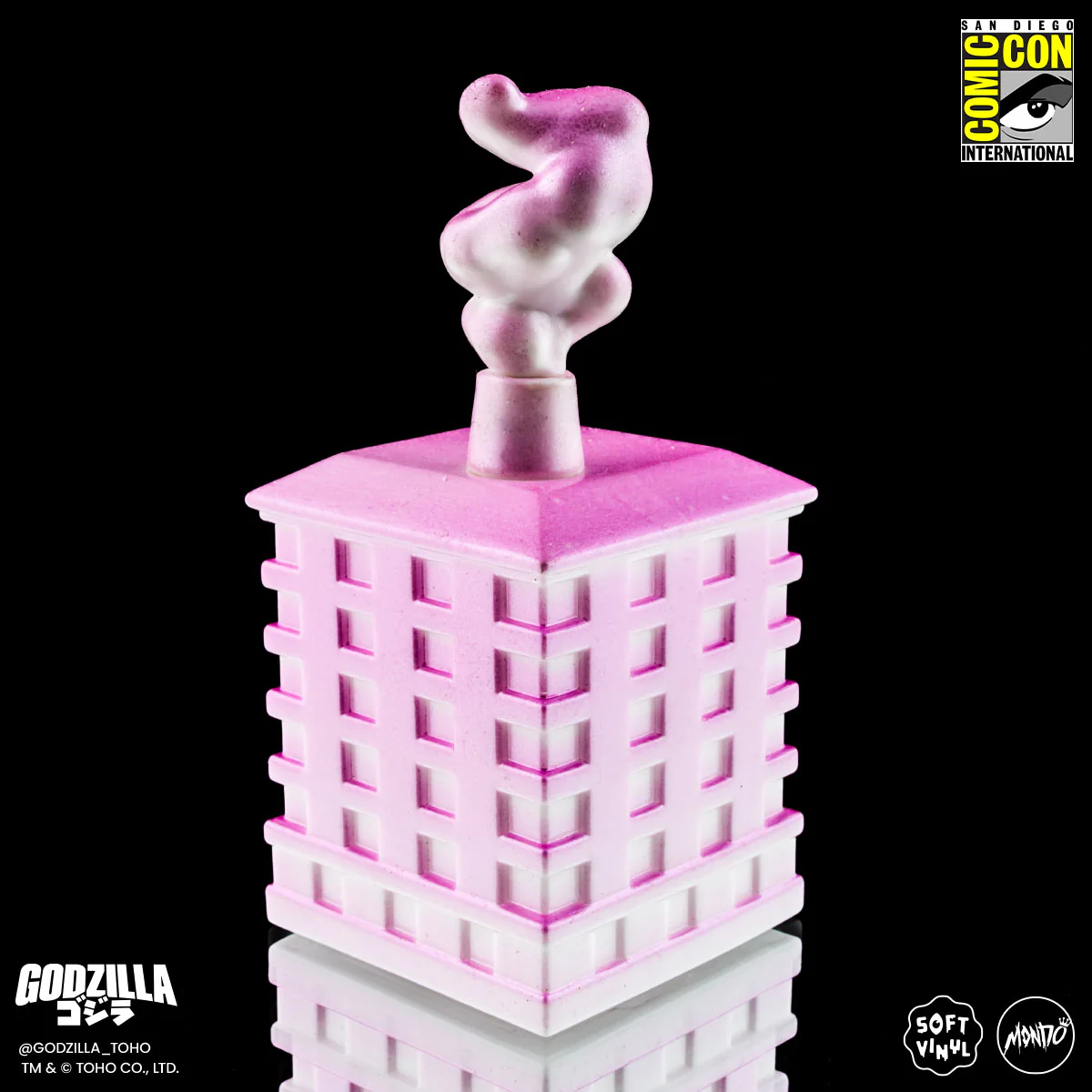 Godzilla and Hedorah Soft Vinyl Figure Set - Cherry Blossom Glow In the Dark Variant - Image 11