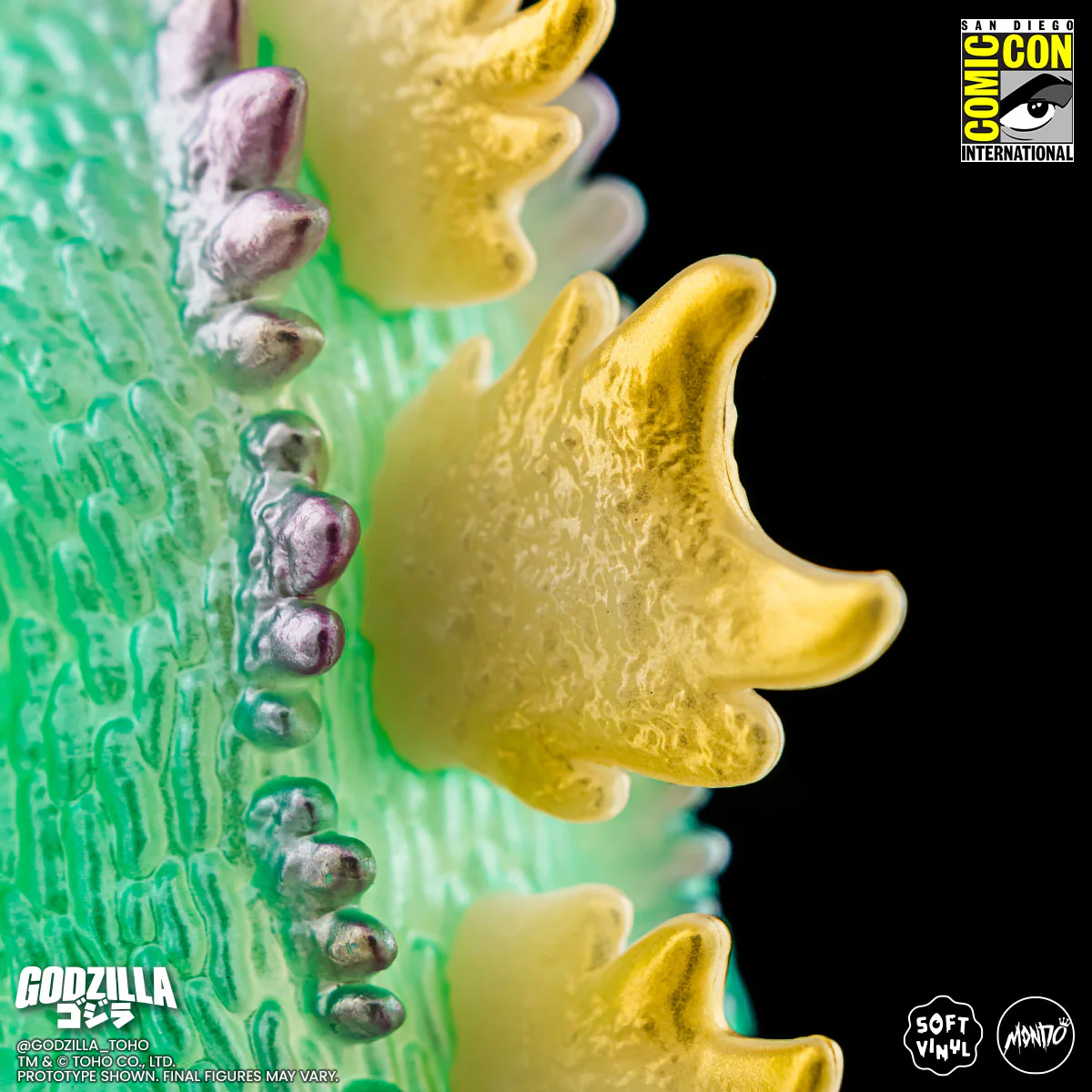 Godzilla and Hedorah Soft Vinyl Figure Set - Cherry Blossom Glow In the Dark Variant - Image 12