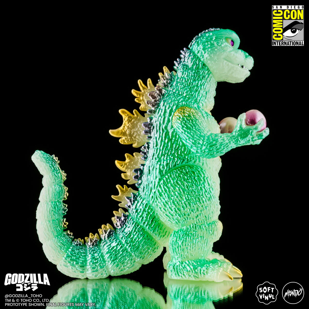 Godzilla and Hedorah Soft Vinyl Figure Set - Cherry Blossom Glow In the Dark Variant - Image 27