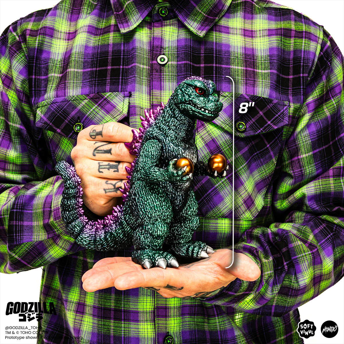 Godzilla and Hedorah Soft Vinyl Figure Set - Oil Slick Variant - Image 5