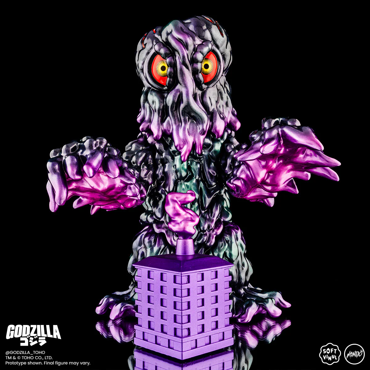 Godzilla and Hedorah Soft Vinyl Figure Set - Oil Slick Variant - Image 6