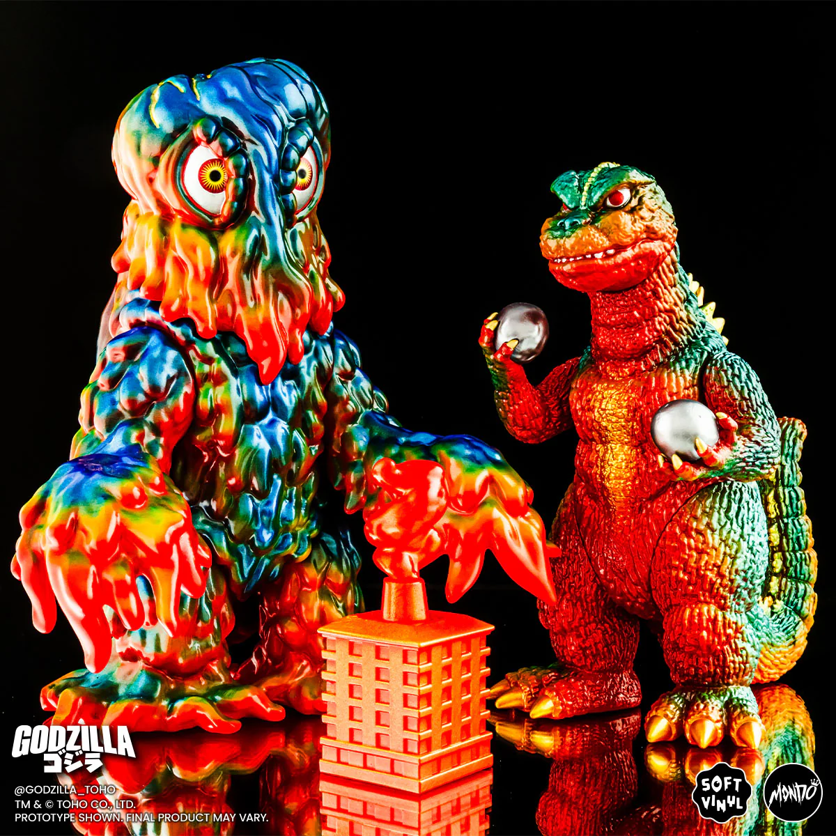 Godzilla and Hedorah Soft Vinyl Figure Set - Vintage Variant - Image 14