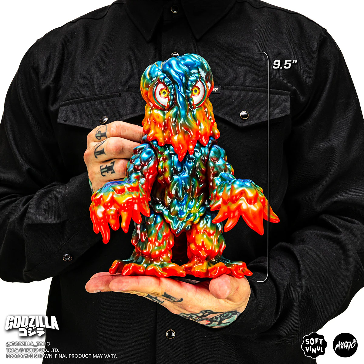 Godzilla and Hedorah Soft Vinyl Figure Set - Vintage Variant - Image 4