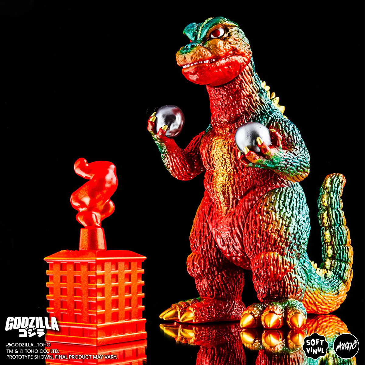 Godzilla and Hedorah Soft Vinyl Figure Set - Vintage Variant - Image 6