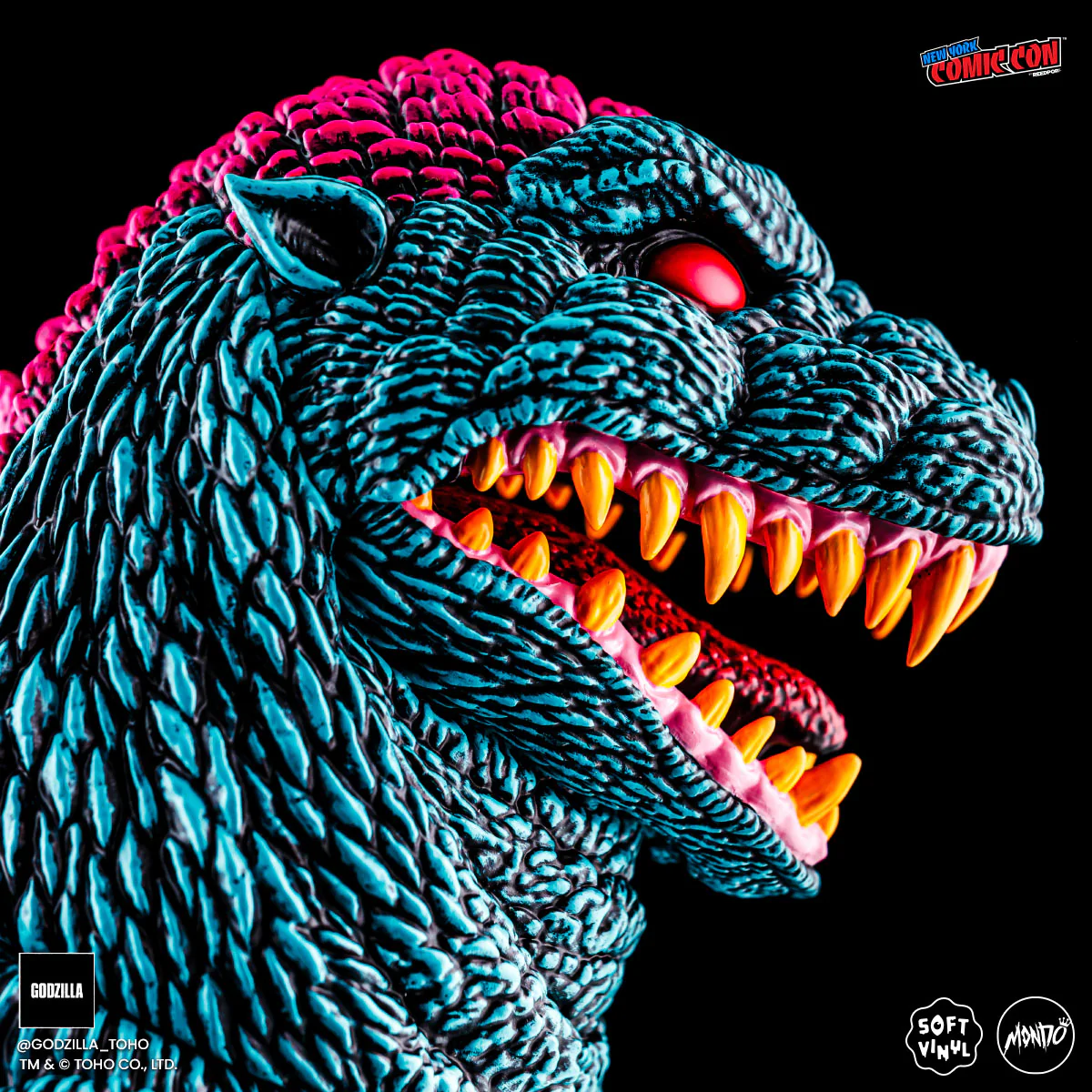 Godzilla - Designer Vinyl Figure by James Groman - Psychedelic Variant - Image 12