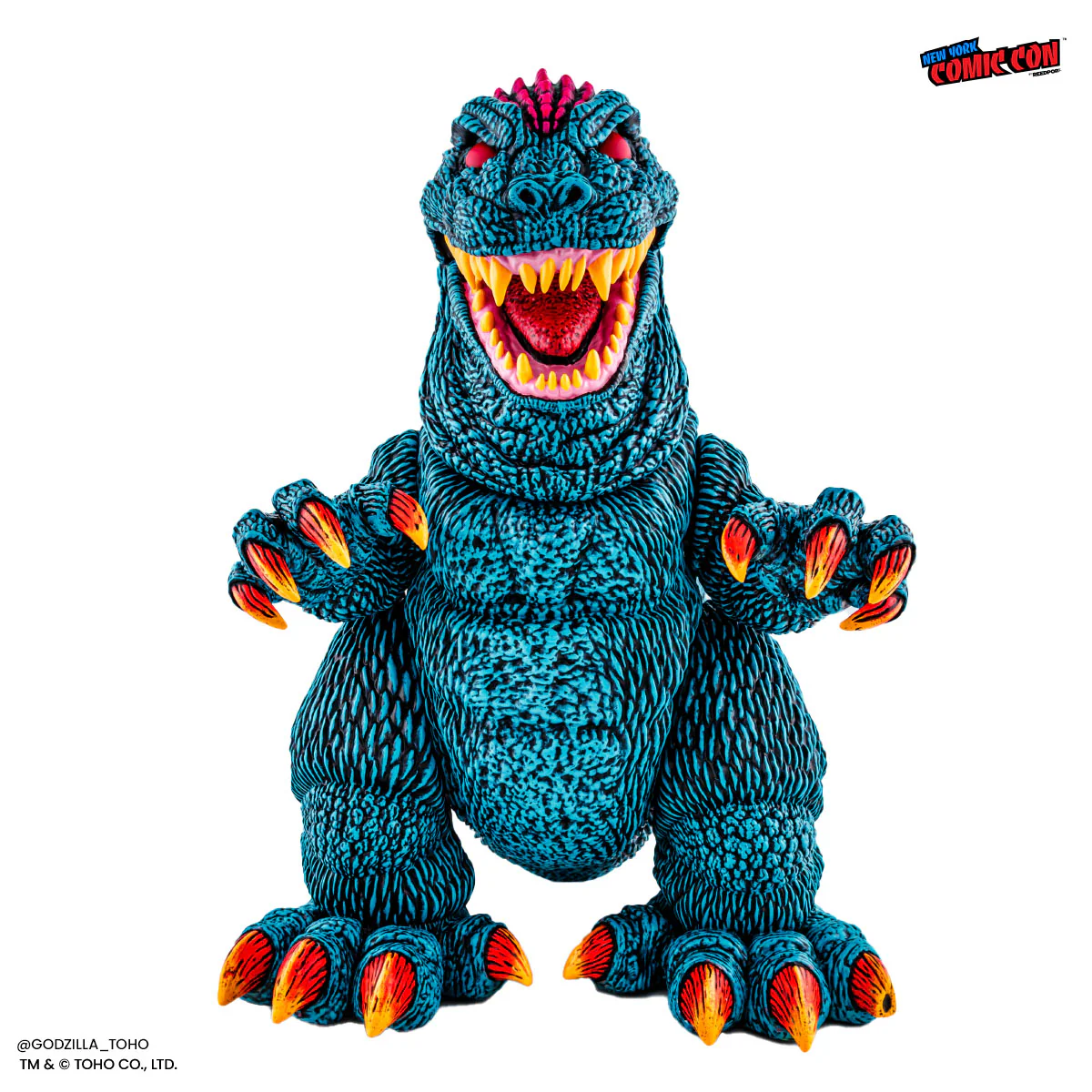Godzilla - Designer Vinyl Figure by James Groman - Psychedelic Variant - Image 19