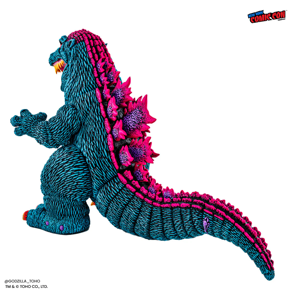 Godzilla - Designer Vinyl Figure by James Groman - Psychedelic Variant - Image 21
