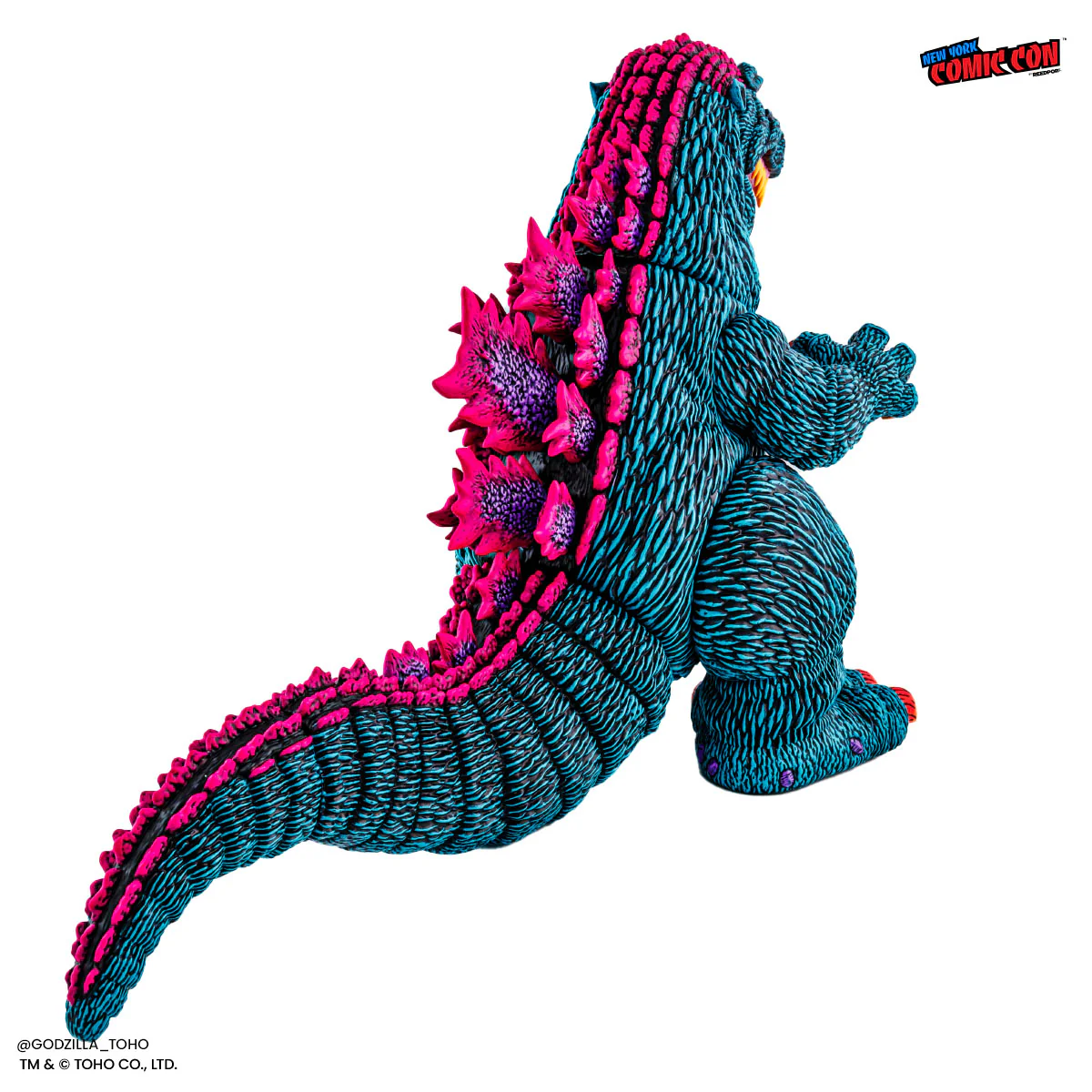 Godzilla - Designer Vinyl Figure by James Groman - Psychedelic Variant - Image 23