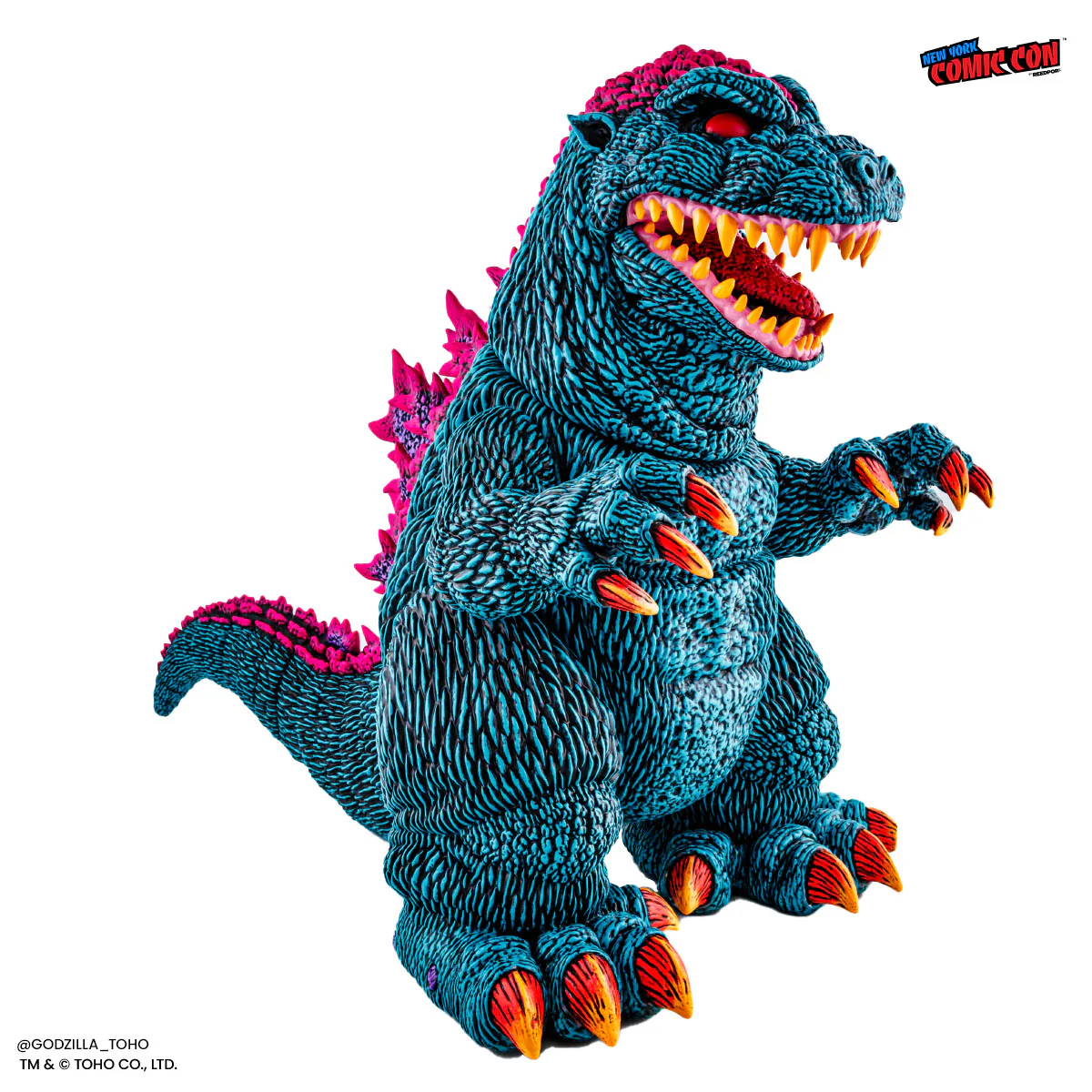 Godzilla - Designer Vinyl Figure by James Groman - Psychedelic Variant - Image 25
