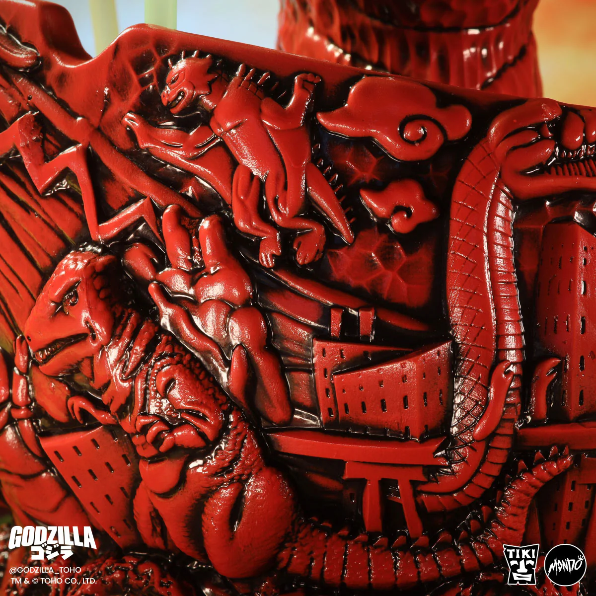 Godzilla Destroy All Monsters Scorpion Bowl - Fire Dragon Variant - Image 10