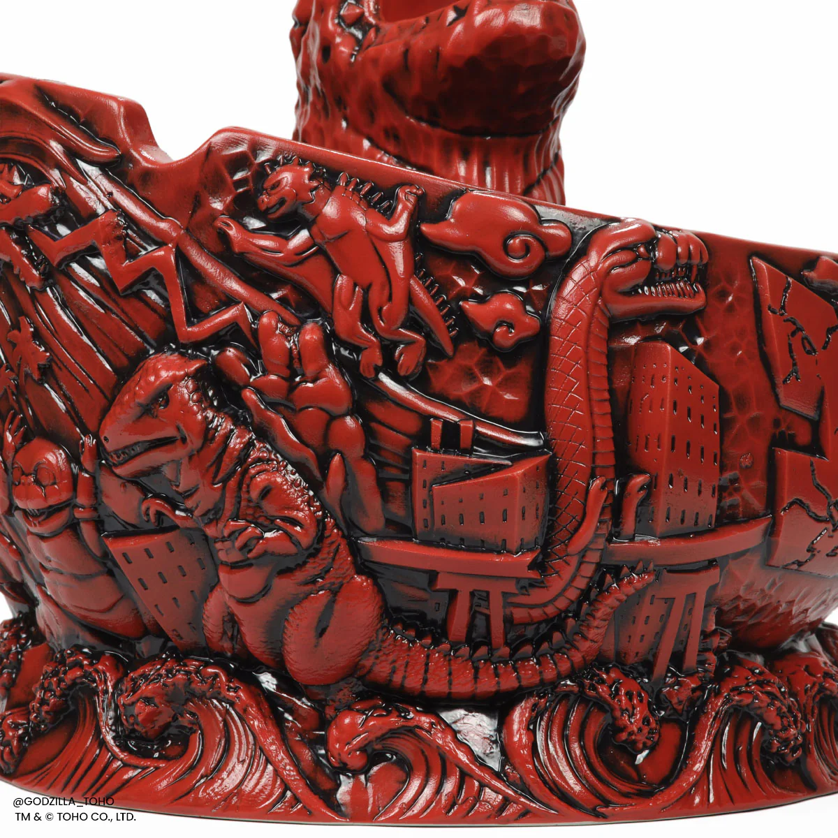 Godzilla Destroy All Monsters Scorpion Bowl - Fire Dragon Variant - Image 24