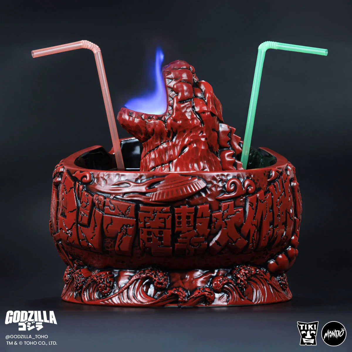 Godzilla Destroy All Monsters Scorpion Bowl - Fire Dragon Variant - Image 6