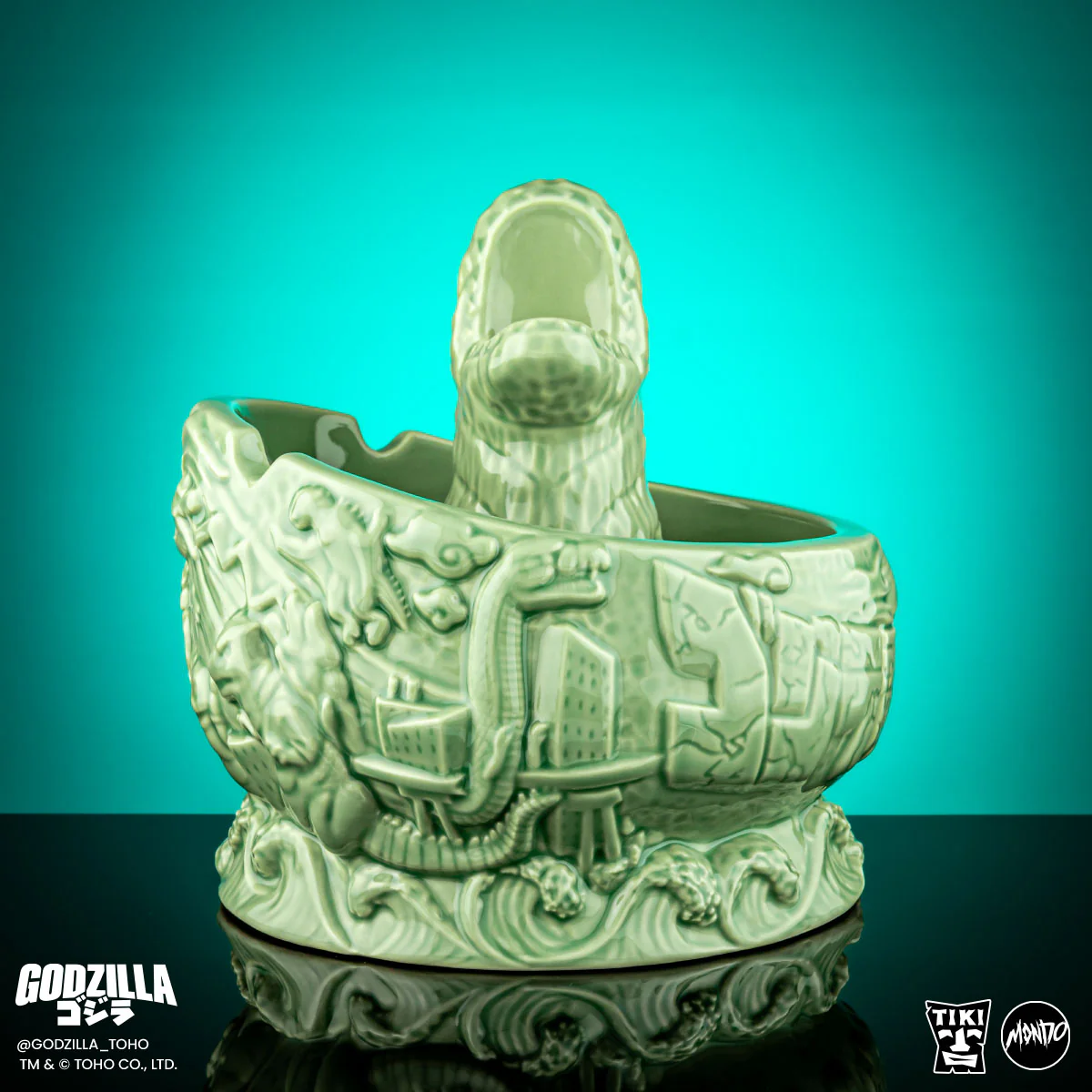 Godzilla Destroy All Monsters Tiki Bowl - Kilaak Outpost Variant - Image 17