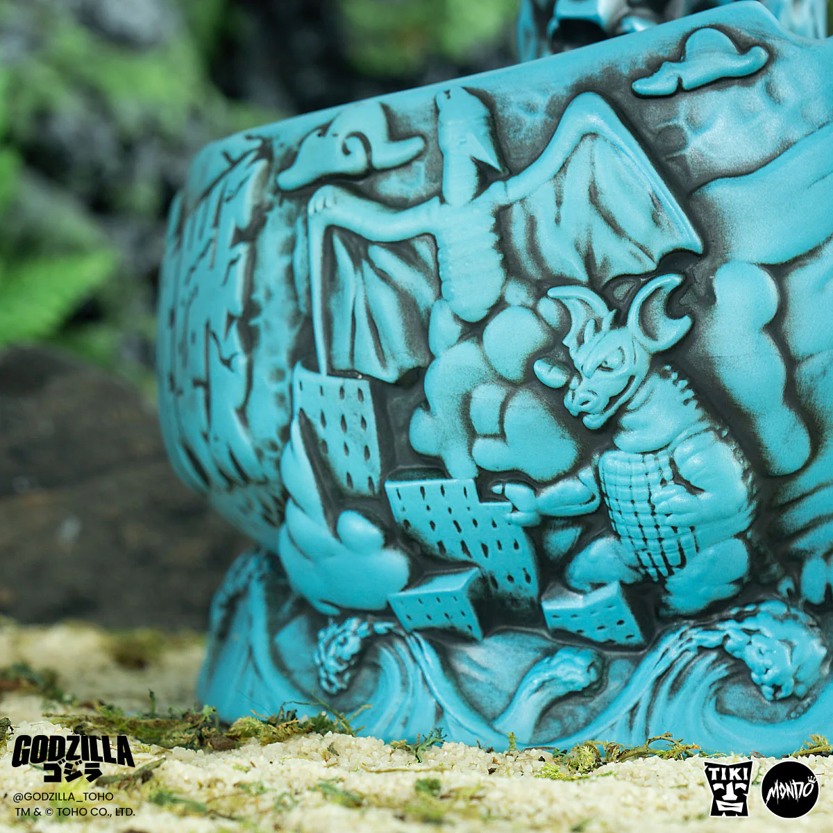Godzilla Destroy All Monsters Tiki Bowl - Heat Ray Variant - Image 23