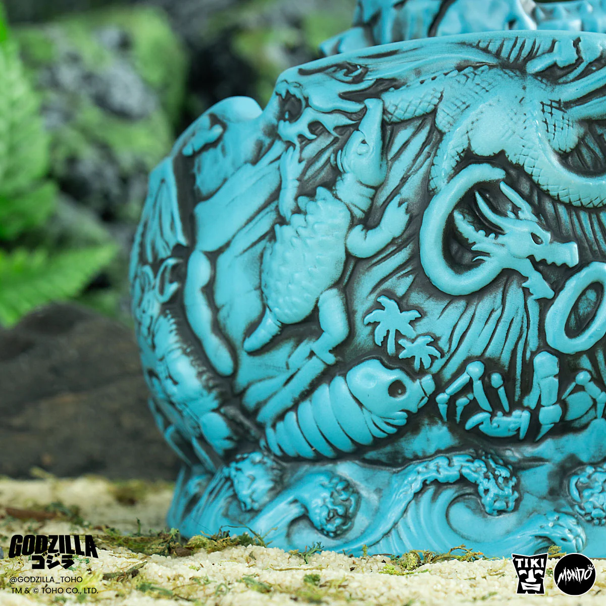 Godzilla Destroy All Monsters Tiki Bowl - Heat Ray Variant - Image 24