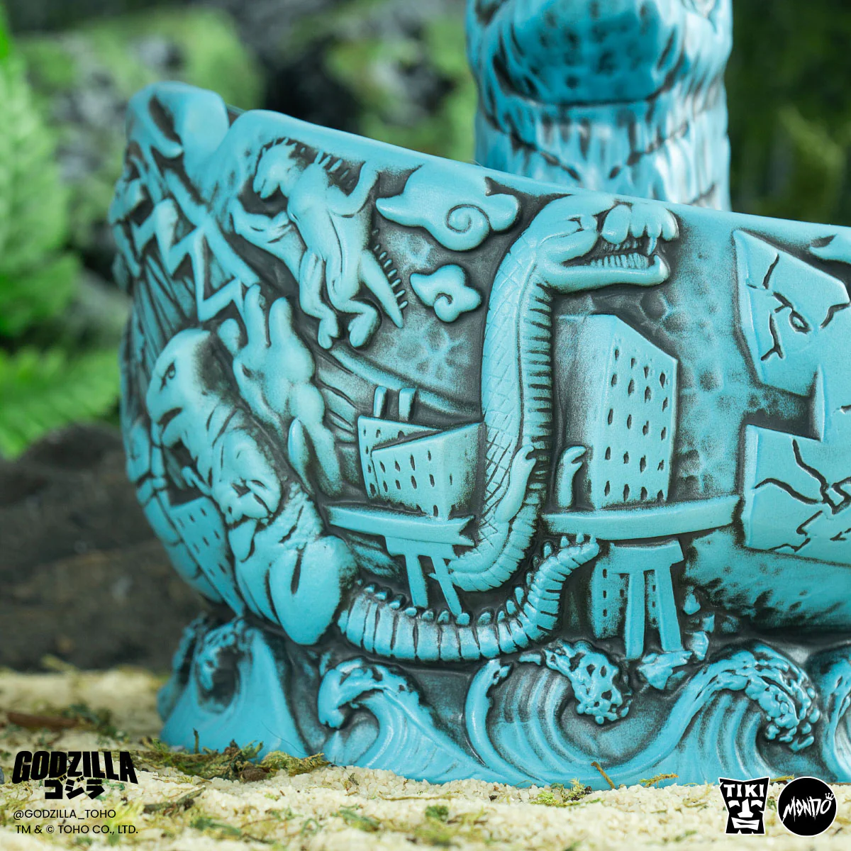 Godzilla Destroy All Monsters Tiki Bowl - Heat Ray Variant - Image 26