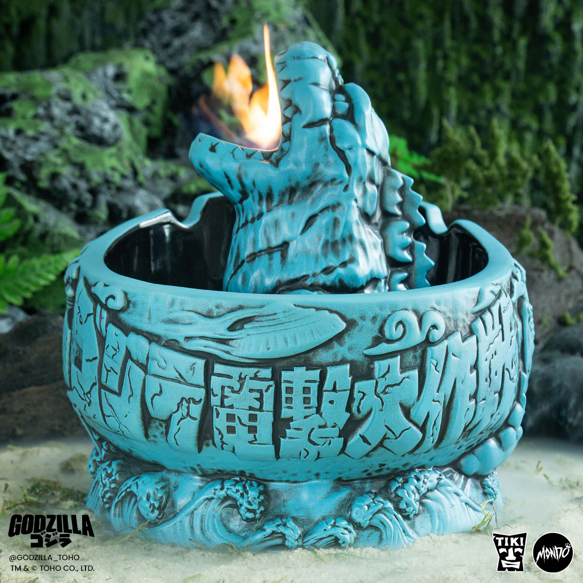 Godzilla Destroy All Monsters Tiki Bowl - Heat Ray Variant - Image 27