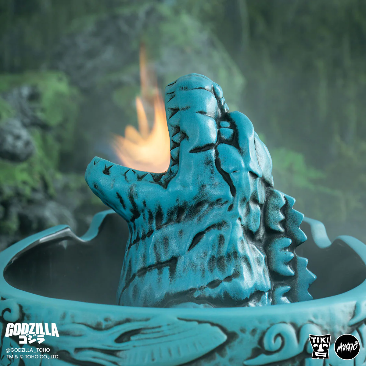 Godzilla Destroy All Monsters Tiki Bowl - Heat Ray Variant - Image 28