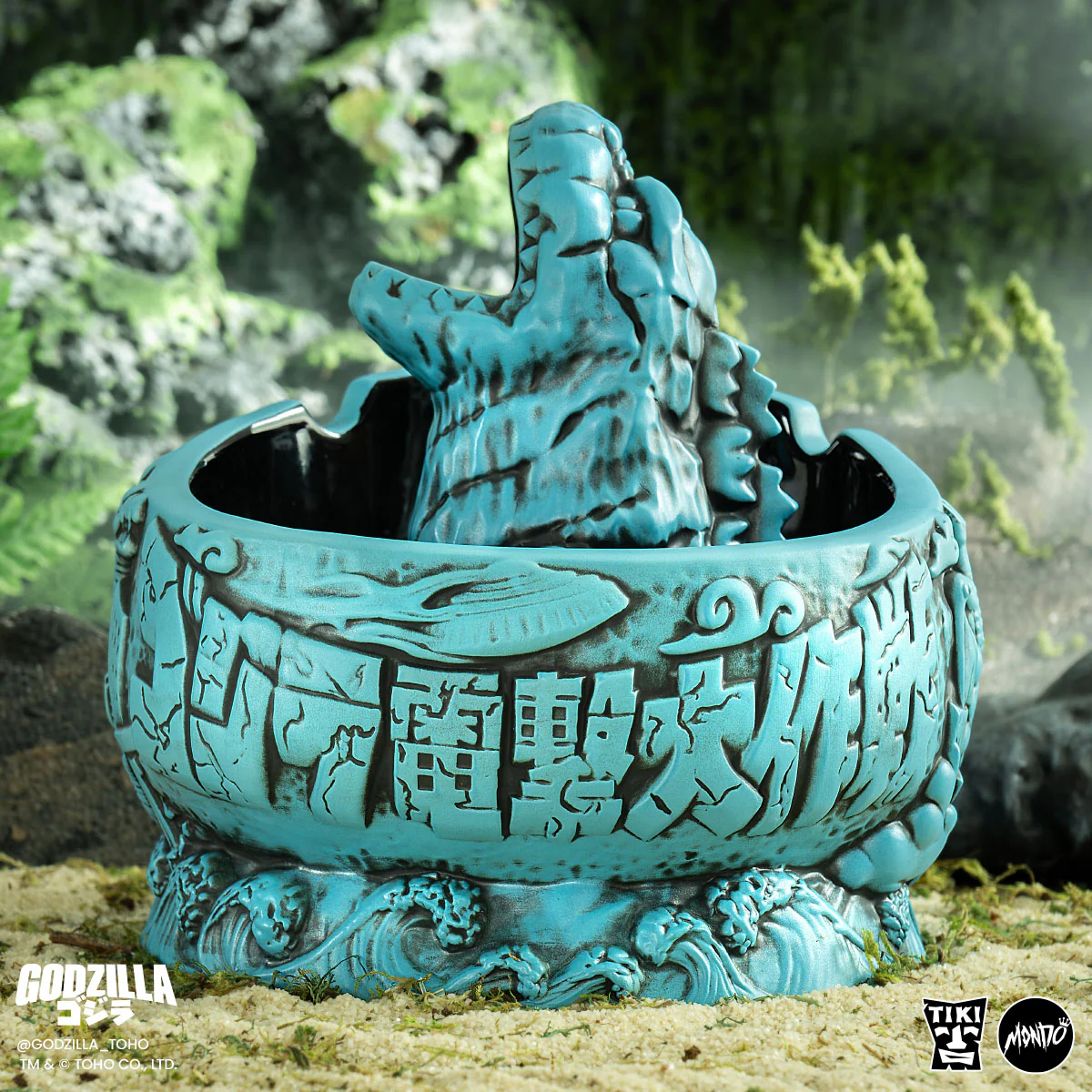 Godzilla Destroy All Monsters Tiki Bowl - Heat Ray Variant - Image 29