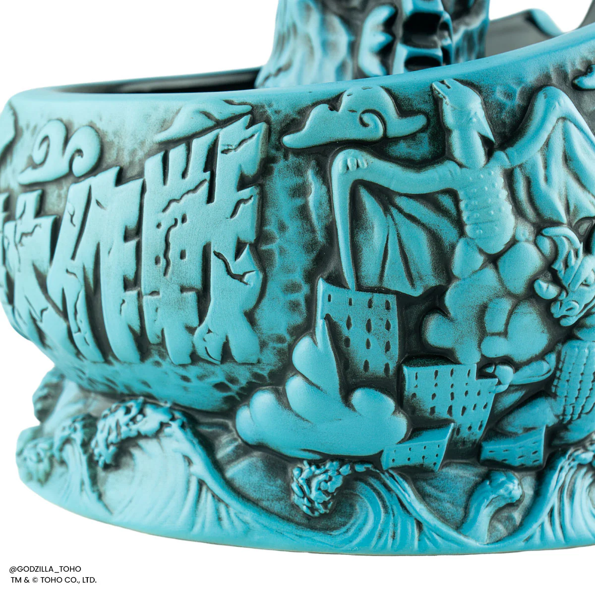 Godzilla Destroy All Monsters Tiki Bowl - Heat Ray Variant - Image 33