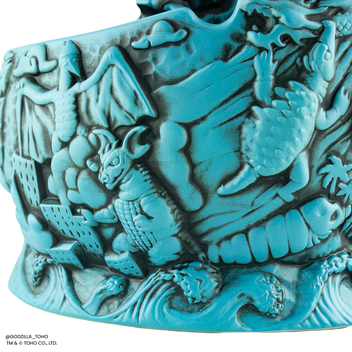 Godzilla Destroy All Monsters Tiki Bowl - Heat Ray Variant - Image 34