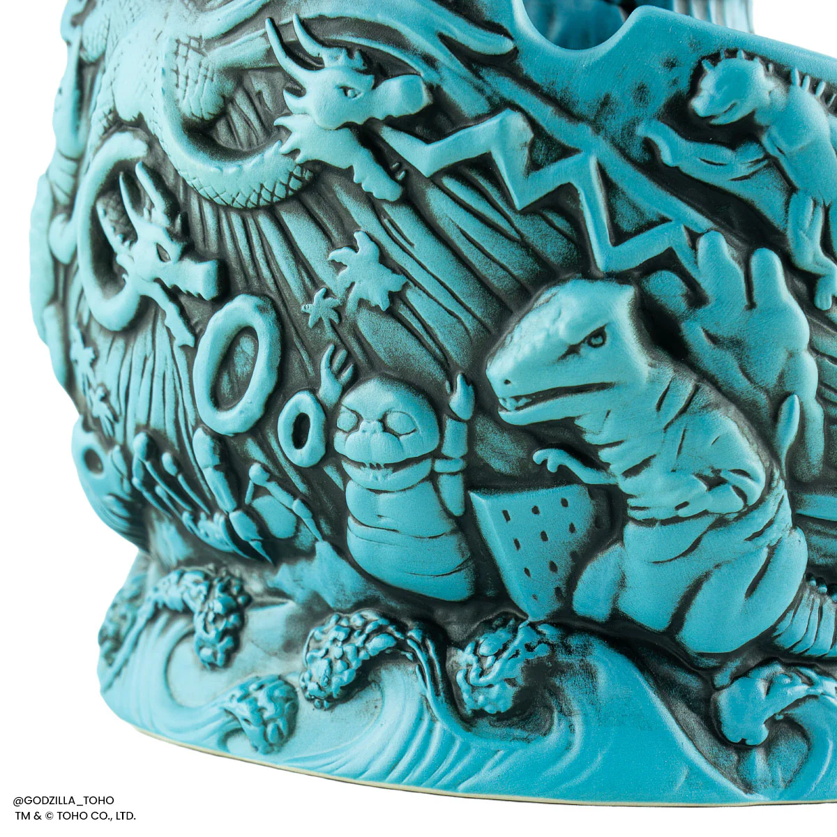 Godzilla Destroy All Monsters Tiki Bowl - Heat Ray Variant - Image 36