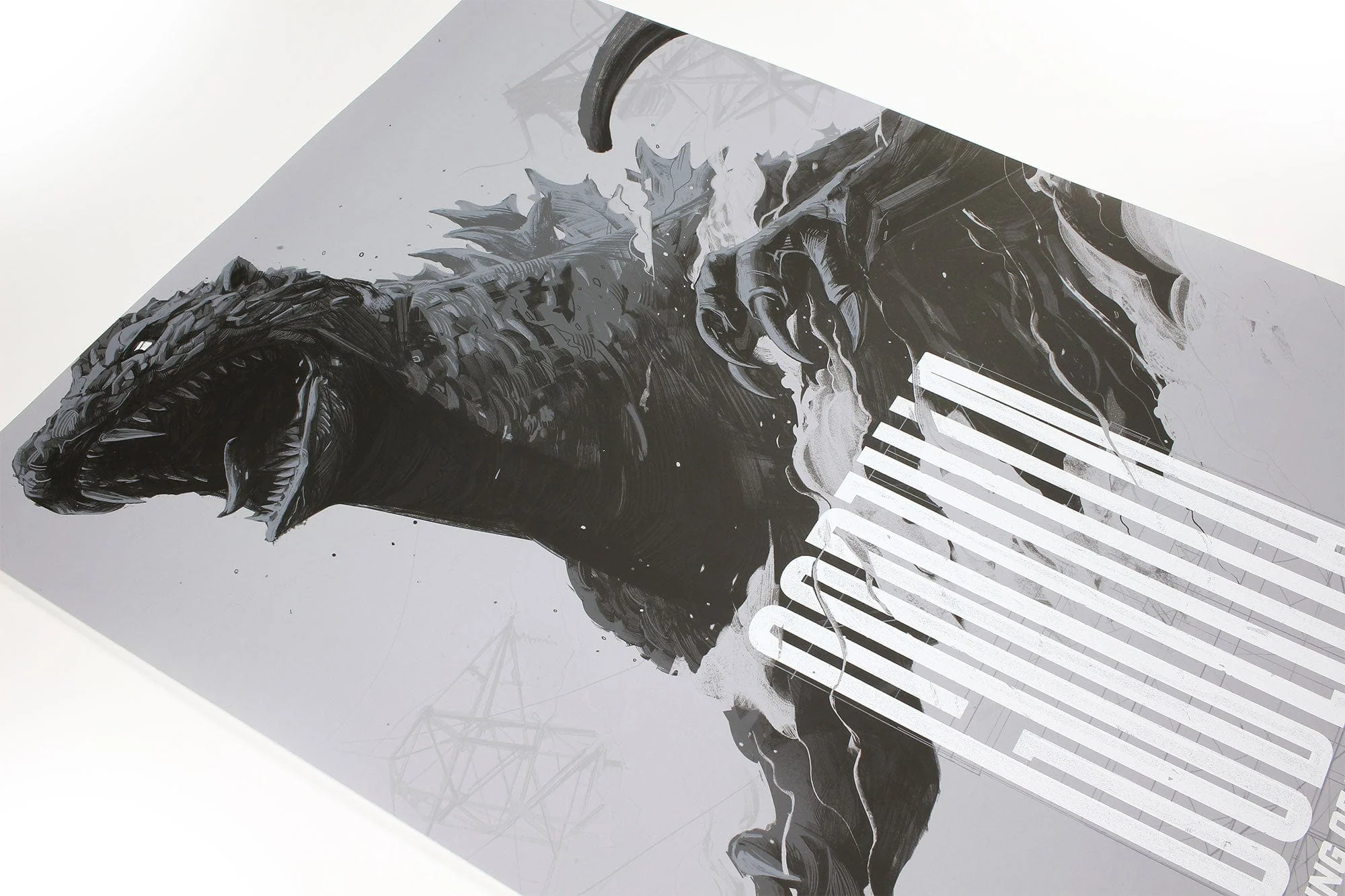 Godzilla Screenprinted Poster - Image 4