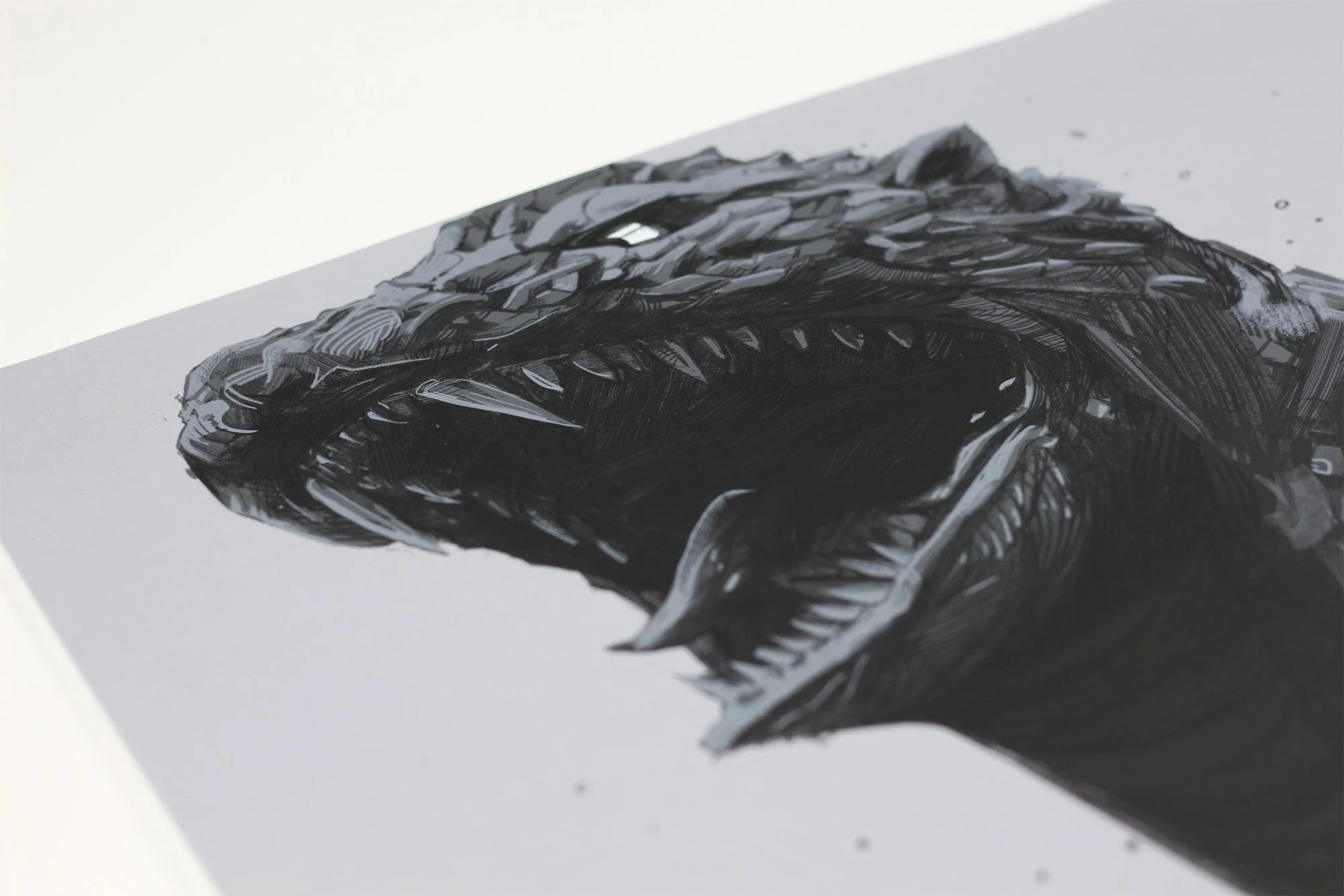 Godzilla Screenprinted Poster - Image 5