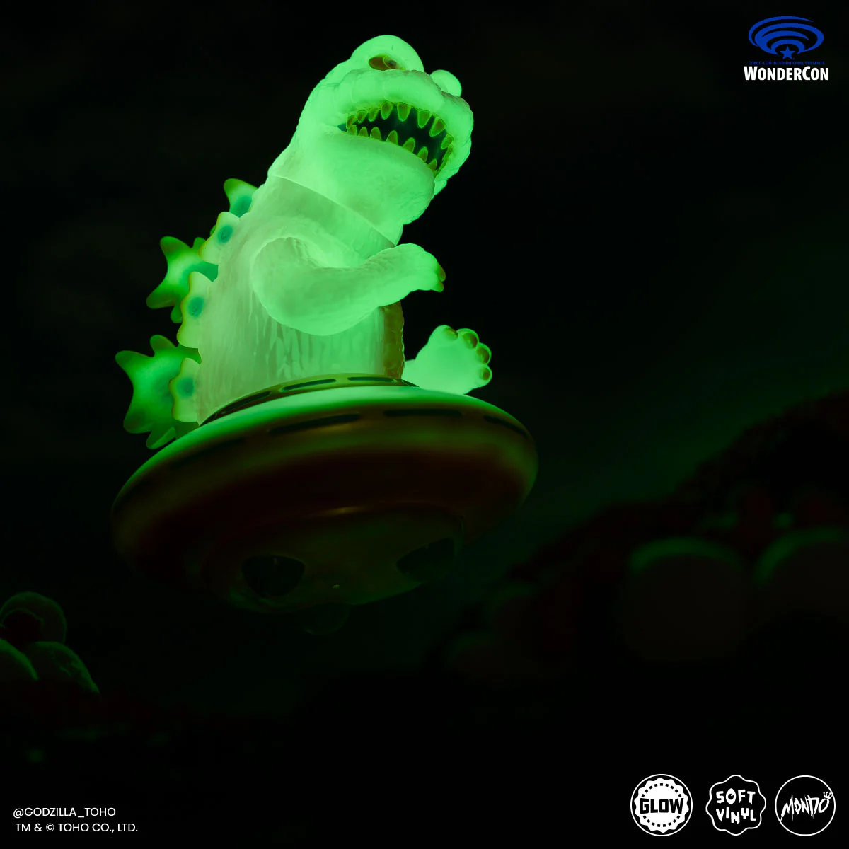 Godzilla UFO - Vinyl Designer Figure by Octeel - Cherry Blossom Variant - Image 12
