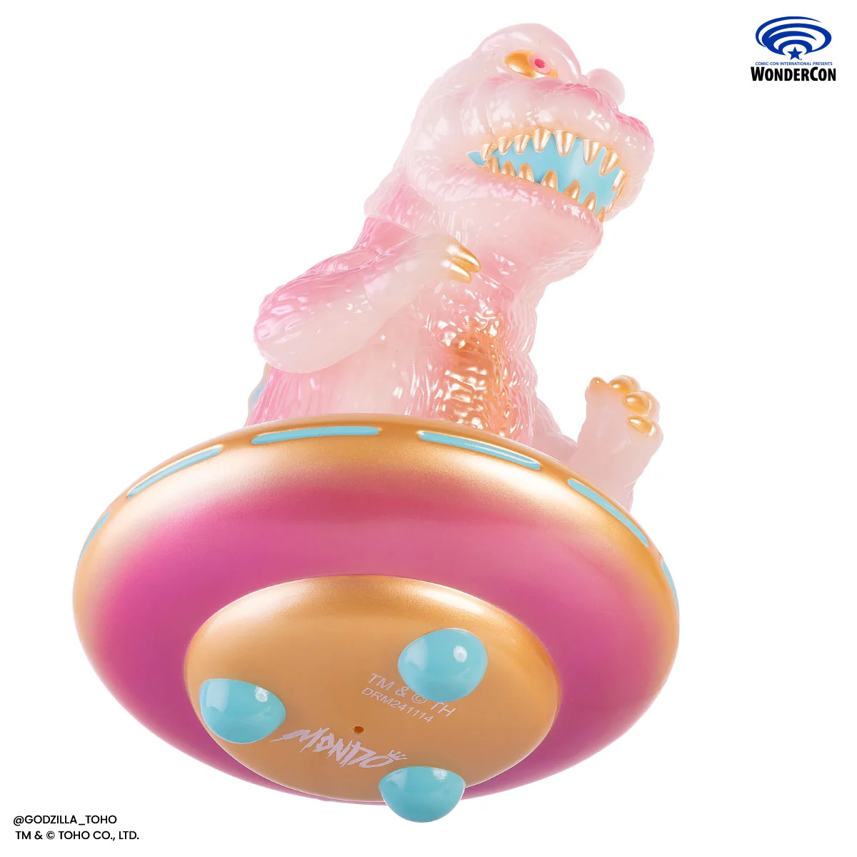 Godzilla UFO - Vinyl Designer Figure by Octeel - Cherry Blossom Variant - Image 19