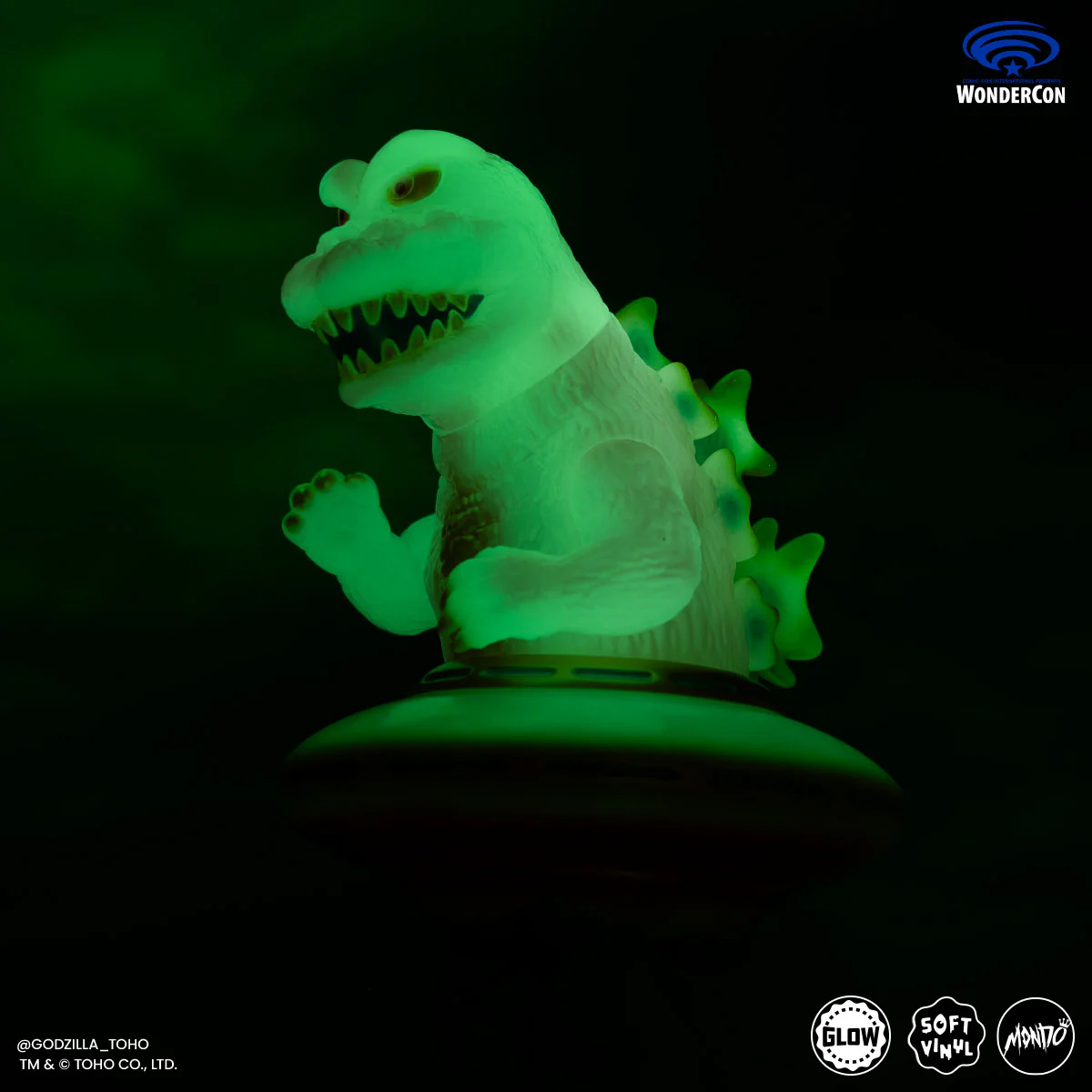 Godzilla UFO - Vinyl Designer Figure by Octeel - Cherry Blossom Variant - Image 4