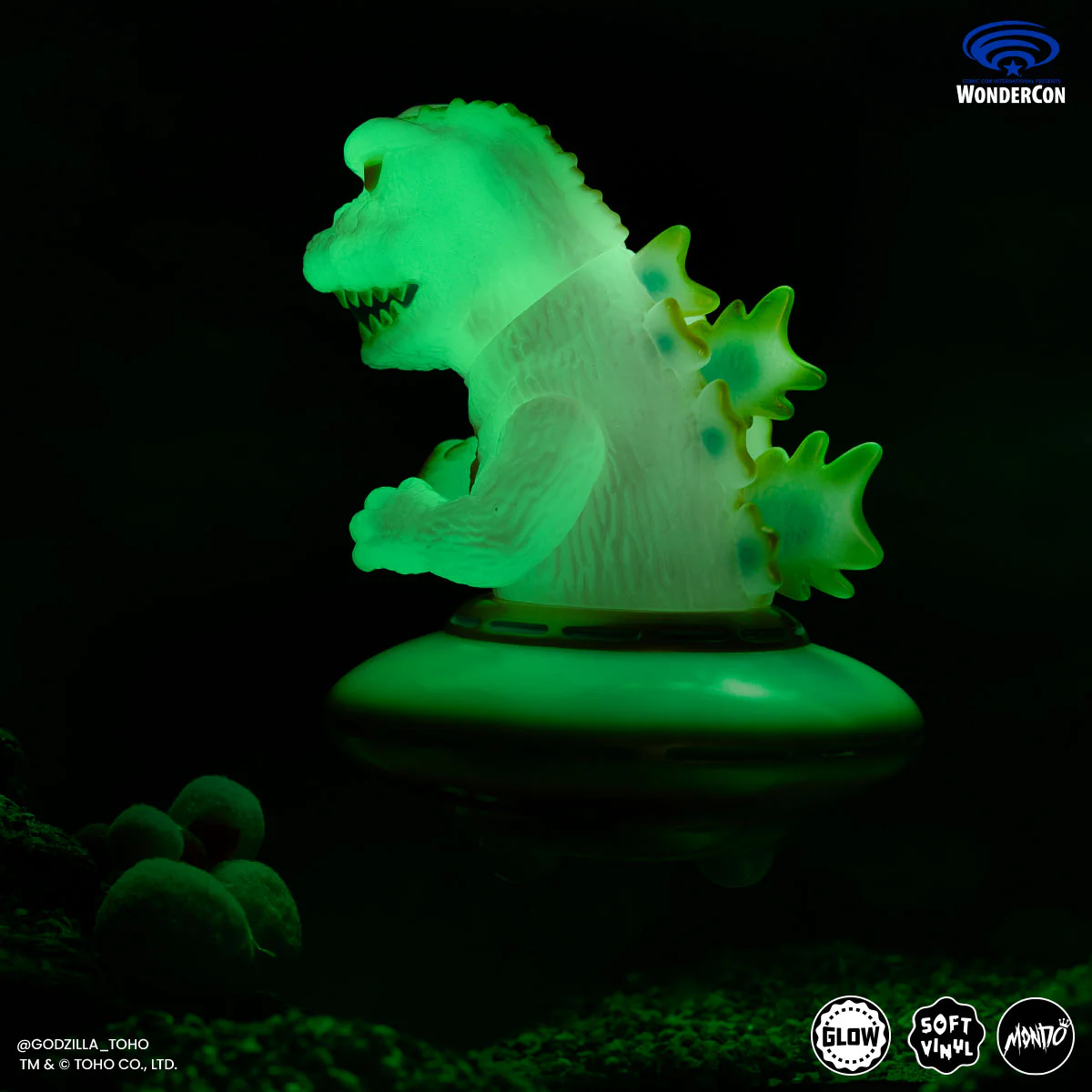 Godzilla UFO - Vinyl Designer Figure by Octeel - Cherry Blossom Variant - Image 6