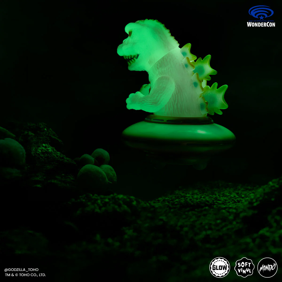 Godzilla UFO - Vinyl Designer Figure by Octeel - Cherry Blossom Variant - Image 8