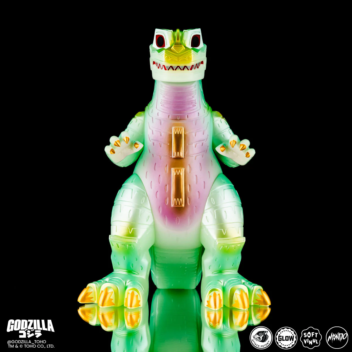Godzilla - Vinyl Designer Figure by Attack Peter - Kaiju Night Light Variant - Image 10
