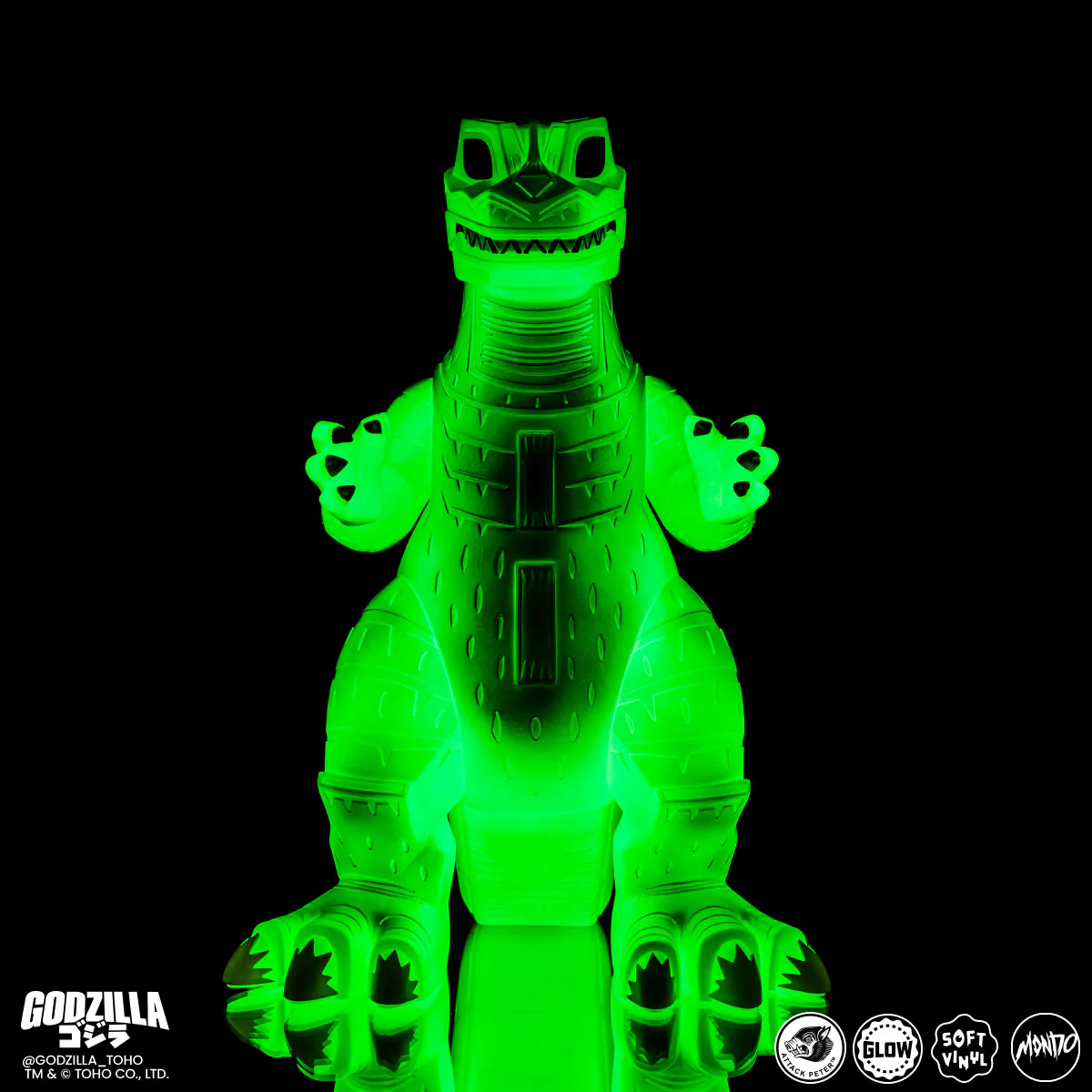 Godzilla - Vinyl Designer Figure by Attack Peter - Kaiju Night Light Variant - Image 11