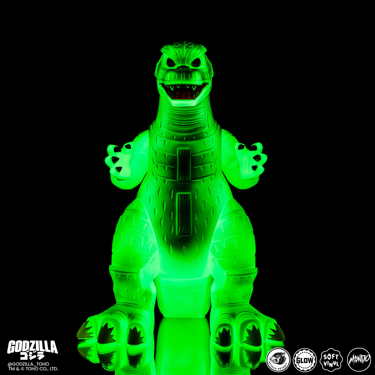 Godzilla - Vinyl Designer Figure by Attack Peter - Kaiju Night Light Variant - Image 12