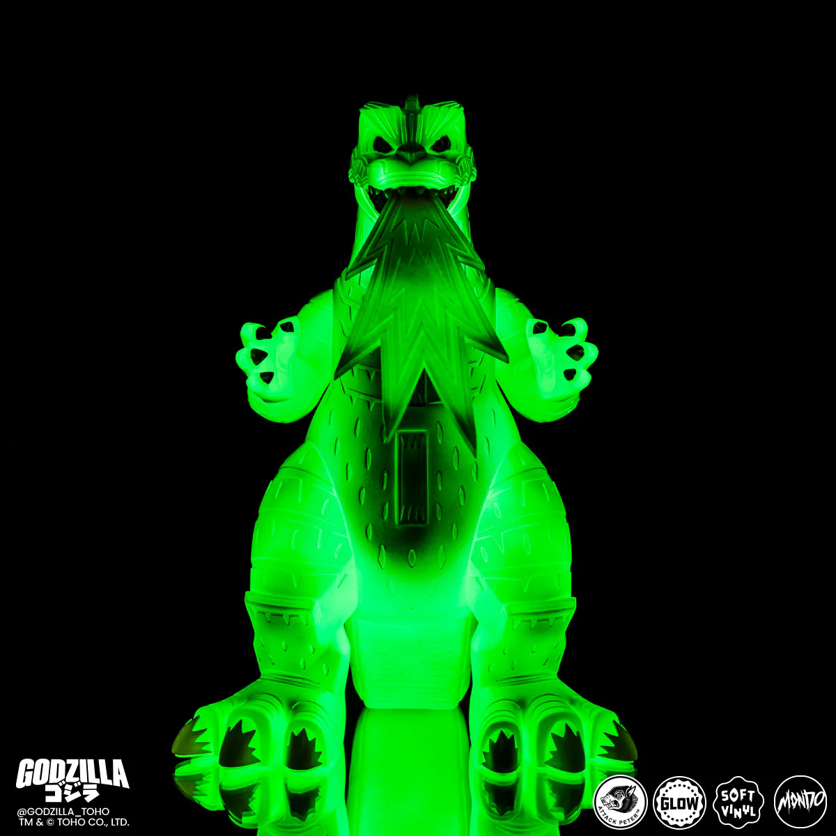 Godzilla - Vinyl Designer Figure by Attack Peter - Kaiju Night Light Variant - Image 13