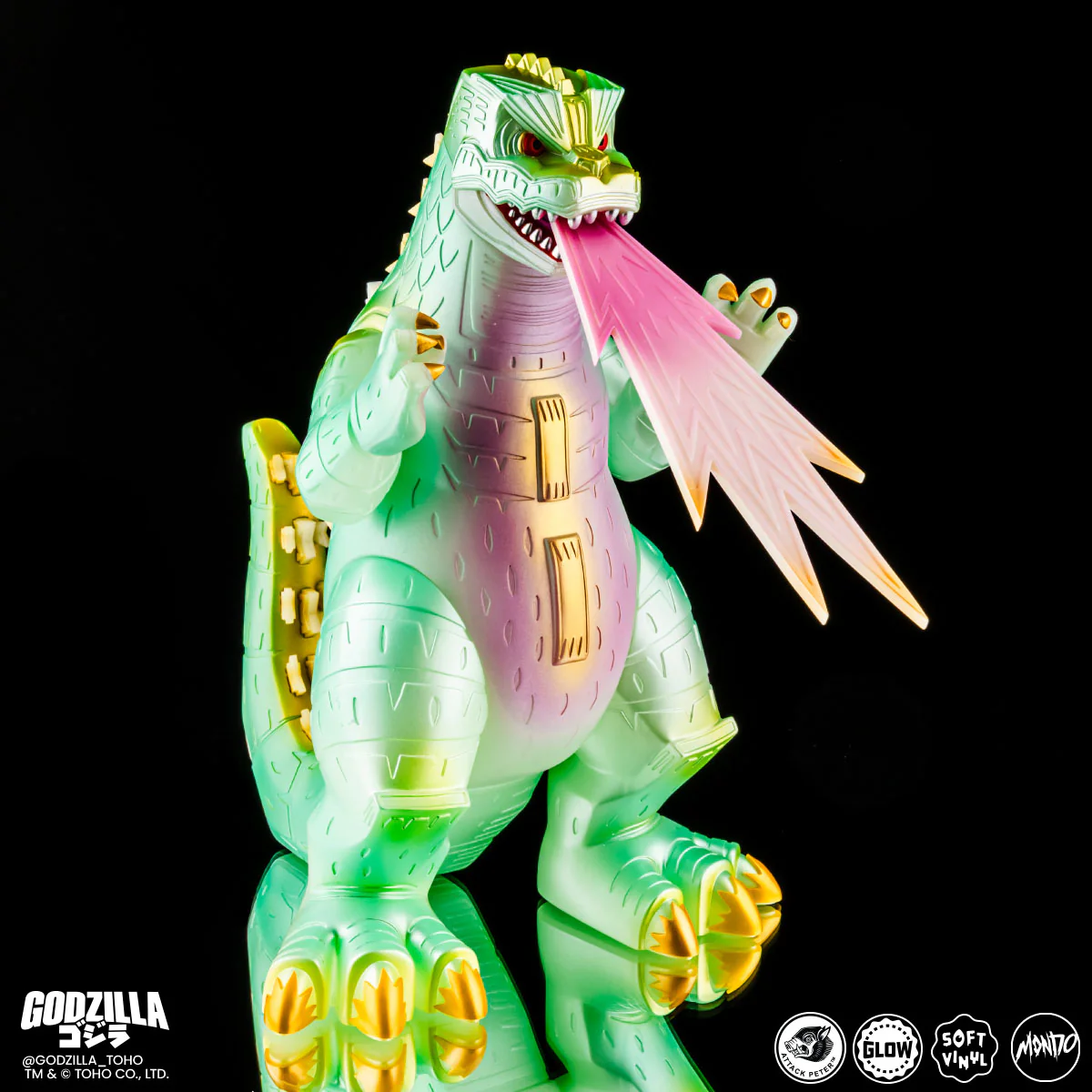 Godzilla - Vinyl Designer Figure by Attack Peter - Kaiju Night Light Variant - Image 4